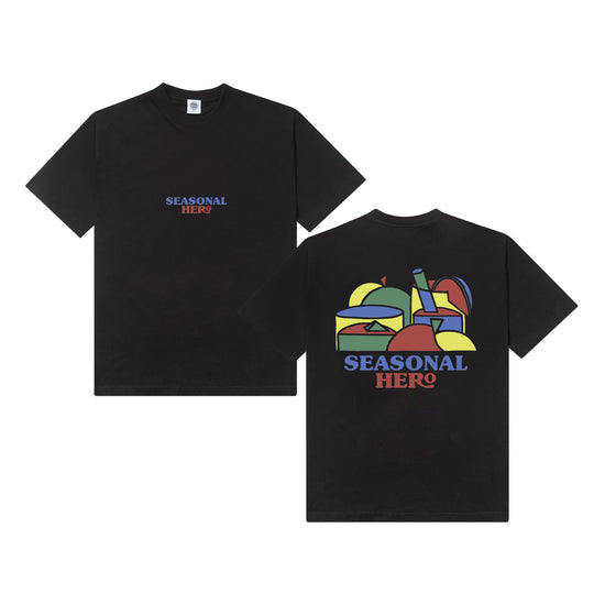 Seasonal Hero 'Fruity' Tee - Black