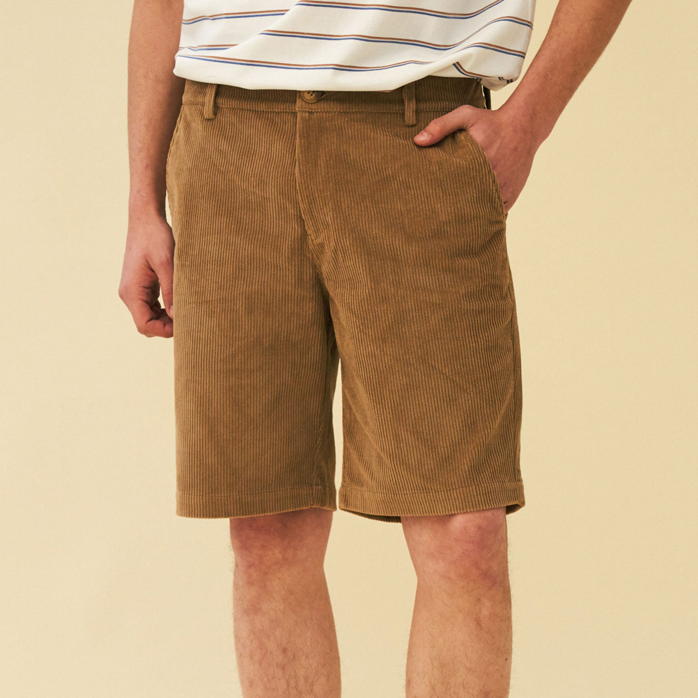 bound 'Fox Brown' Cord Shorts