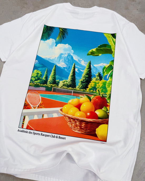 Load image into Gallery viewer, Vice 84 &amp;#39;Racquet Club&amp;#39; Tee - White
