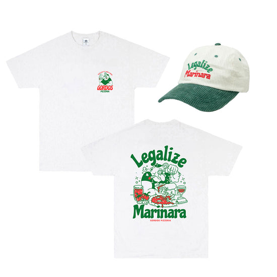 Gordos Pizzeria 'Legalize Marinara' Tee & Cap Bundle