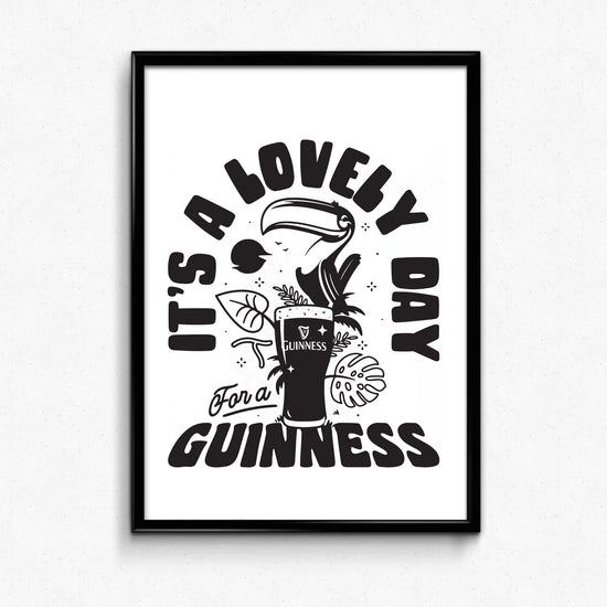 Guinness x UN:IK 'Jungle' Print - White