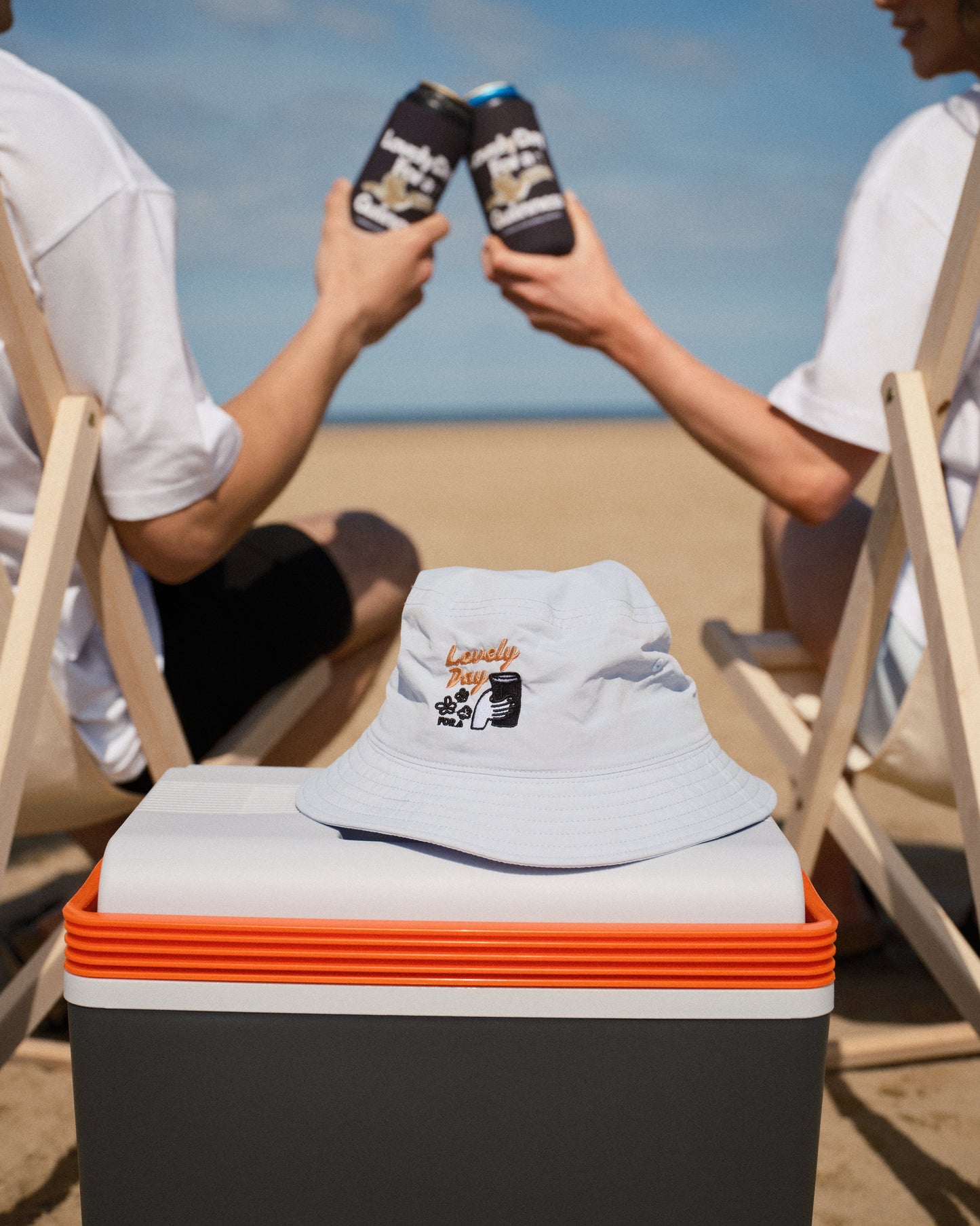 Guinness x UN:IK 'Cheers' Bucket Hat - Powder Blue