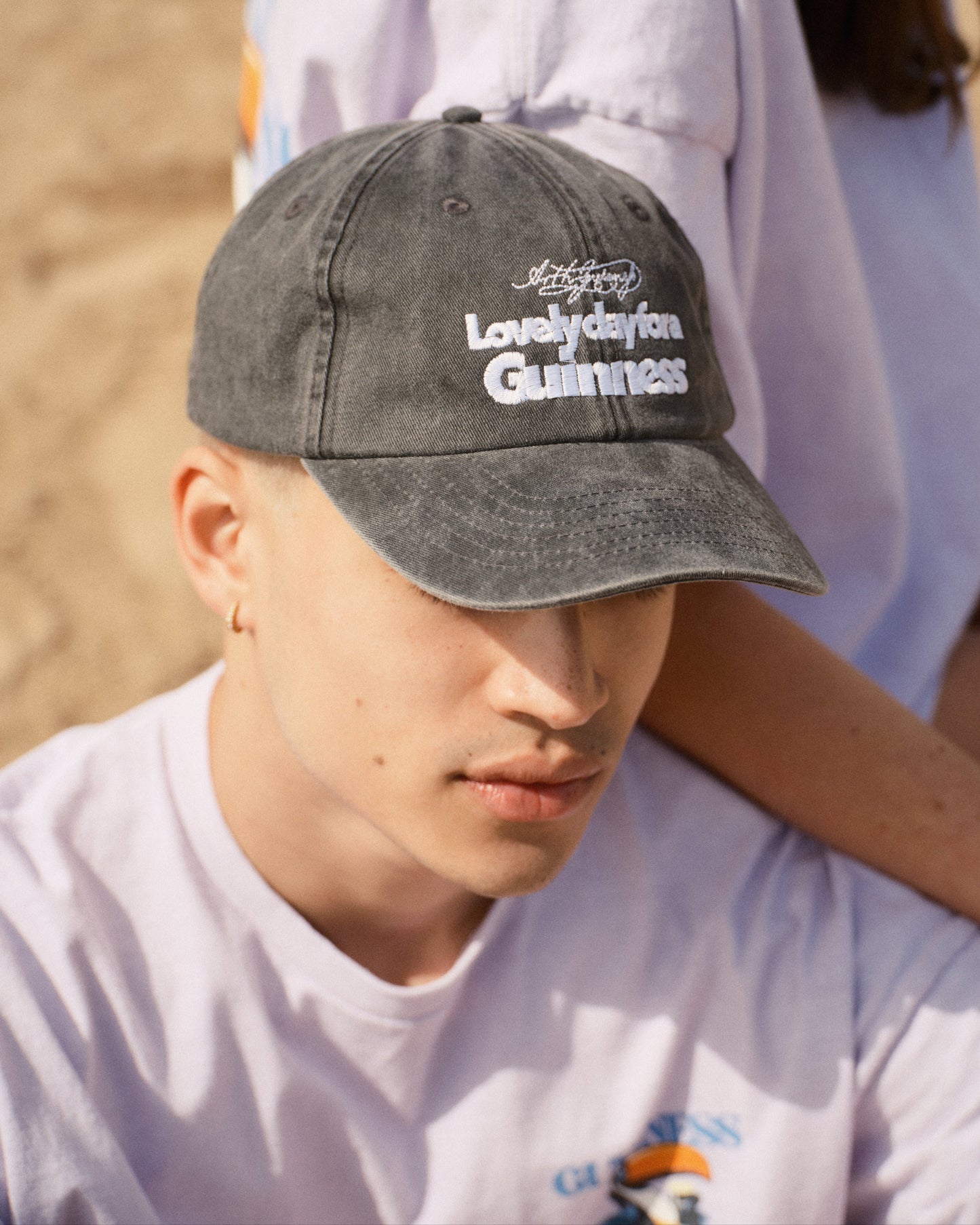 Guinness x UN:IK 'Lovely Day' Vintage Washed Cap - Black