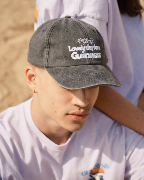 Guinness x UN:IK 'Lovely Day' Vintage Washed Cap - Black