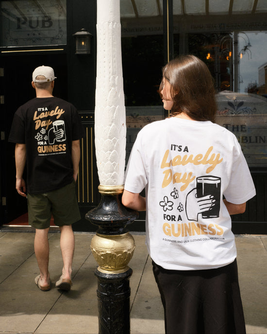Guinness x UN:IK 'Cheers' Tee & Print Bundle - Black