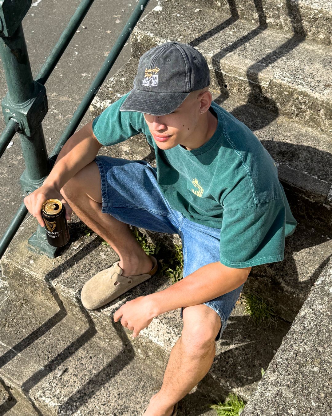 Guinness x UN:IK 'Cheers' Vintage Washed Cap - Black