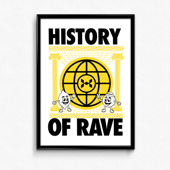 History Of Rave 'Colosseum' Art Print