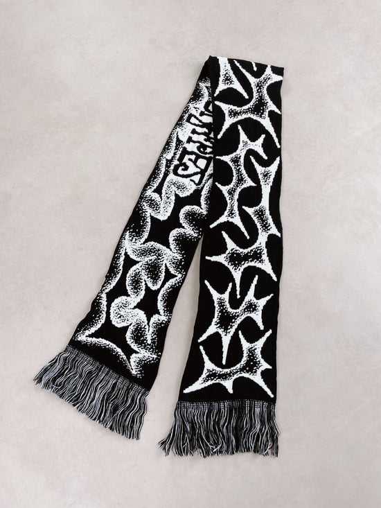 Load image into Gallery viewer, KBAR X UN:IK &amp;#39;Shapes&amp;#39; Scarf - Black
