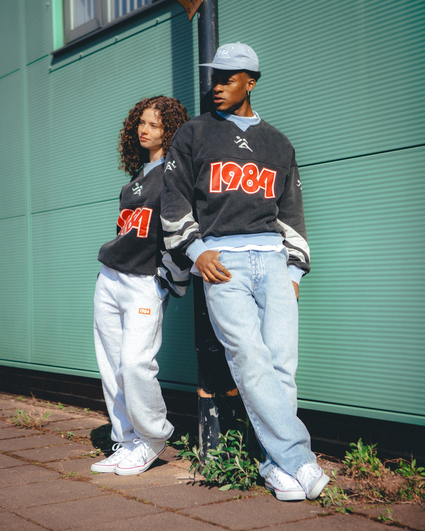 Vice 84 'Pre-Match' Heavyweight Washed Sweater - Black