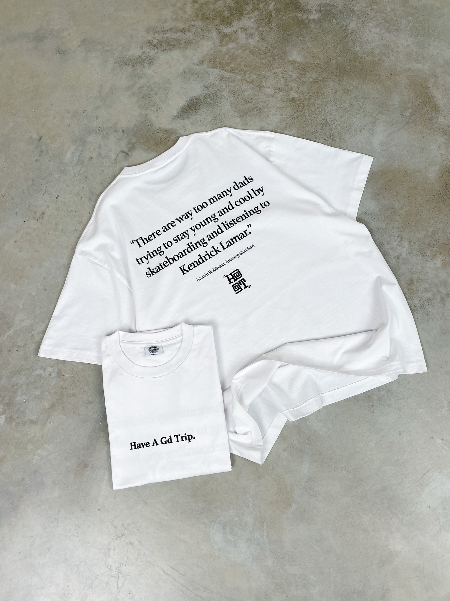 HAVE A GD TRIP 'Kendrick' Tee - White
