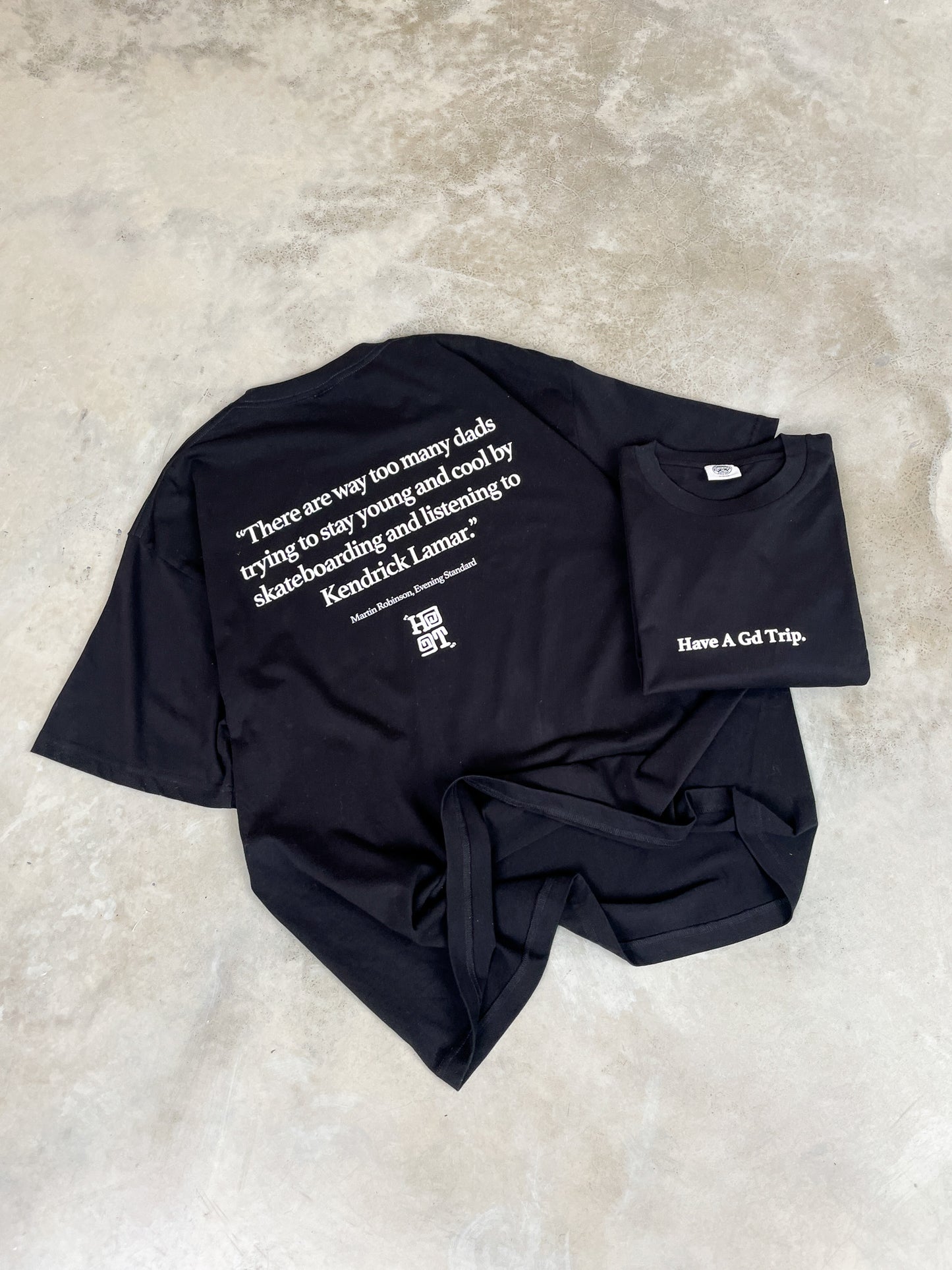 HAVE A GD TRIP 'Kendrick' Tee - Black