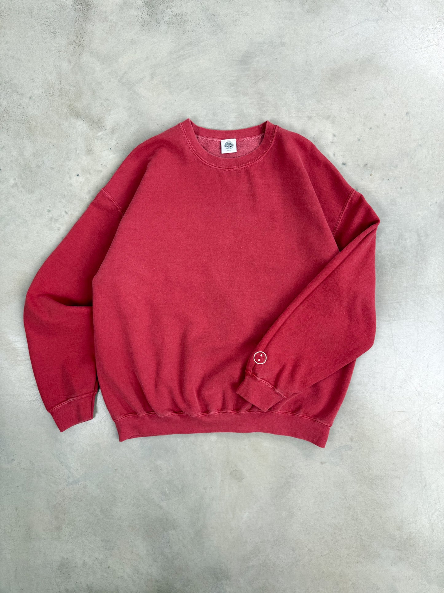 Essentials Vintage Washed Sweater - Red