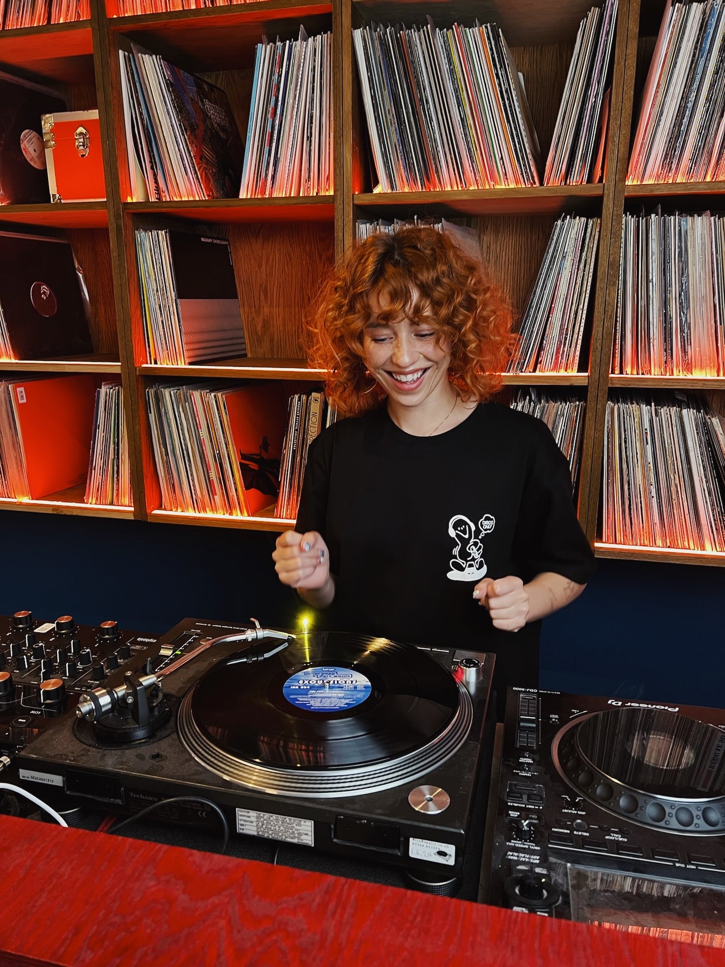 DISCO ONLY 'Play It Twice V6' Tee - Black