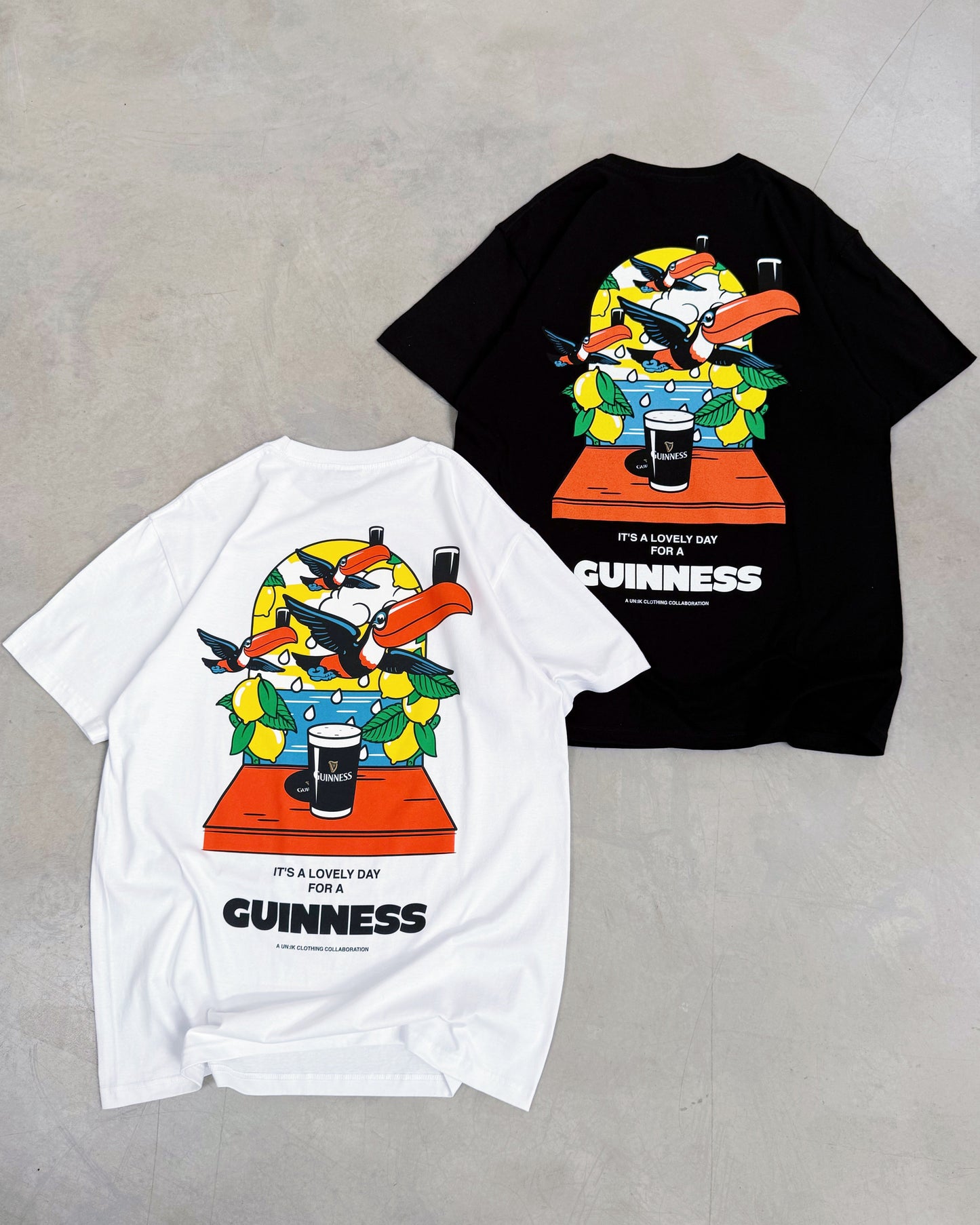 Guinness x UN:IK 'Lovely Drops' Tee - Black
