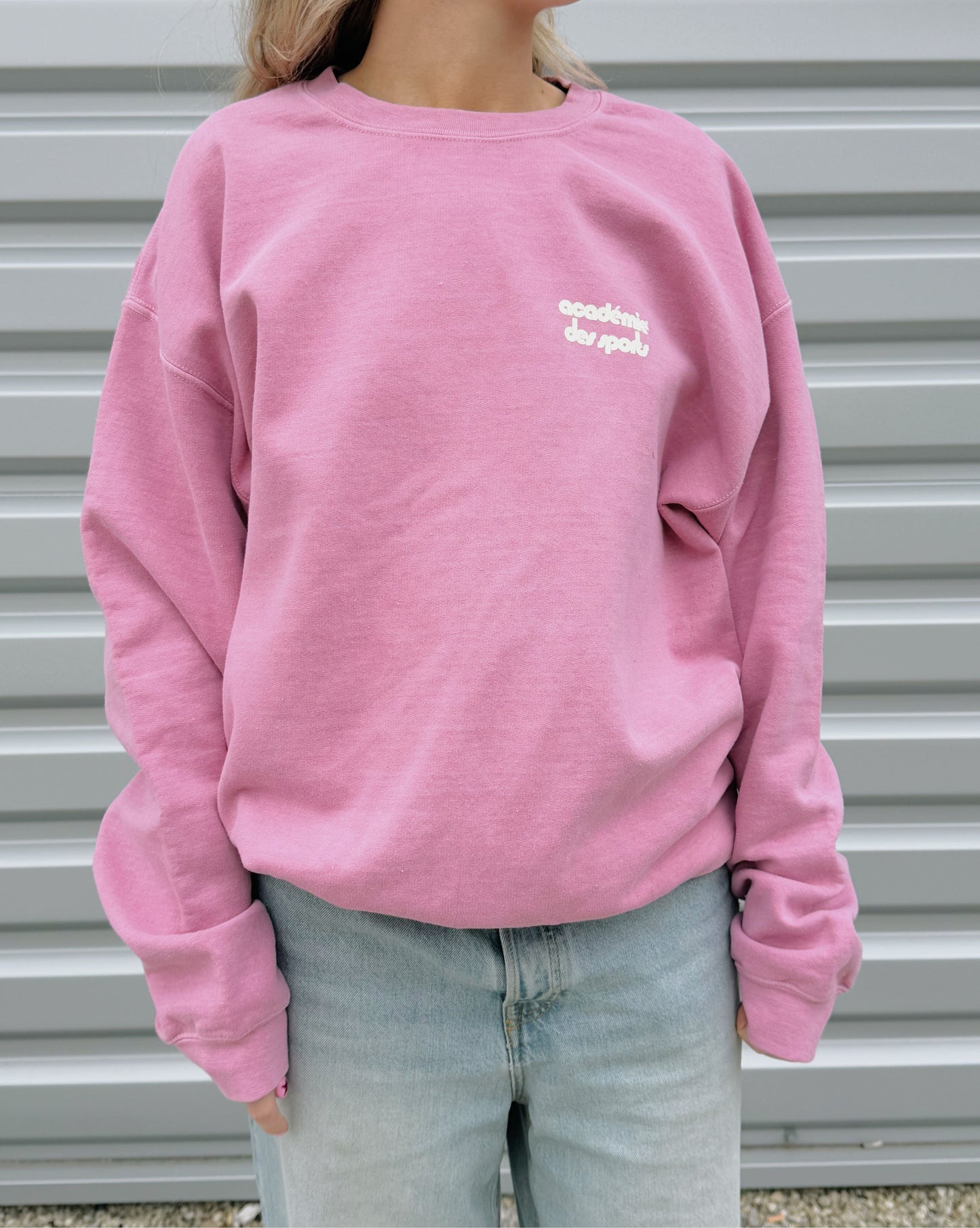 Vice 84 *10 Years Of* 'Baseline' Sweater - Vintage Washed Pink