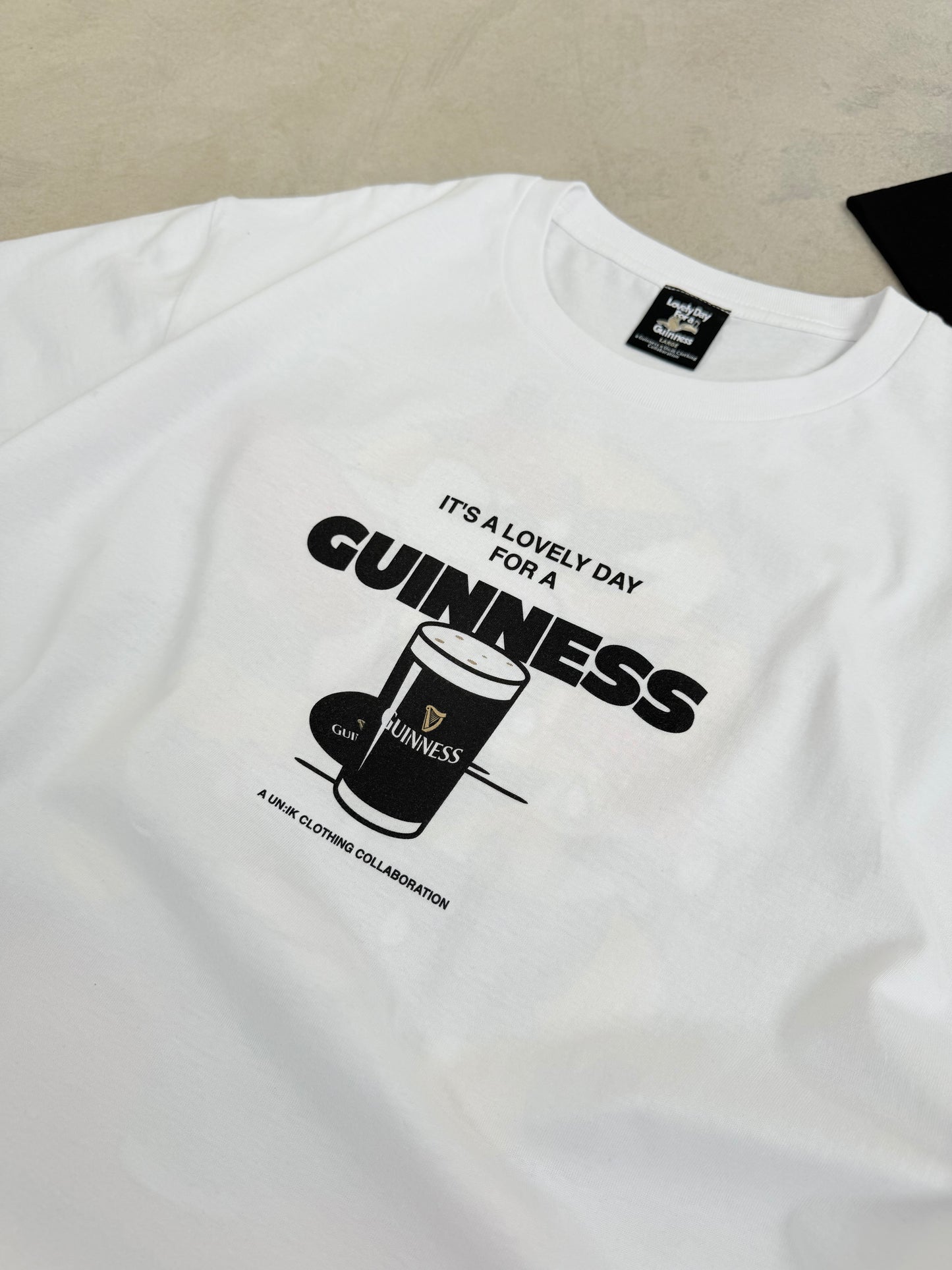 Guinness x UN:IK 'Lovely Drops' Tee - White