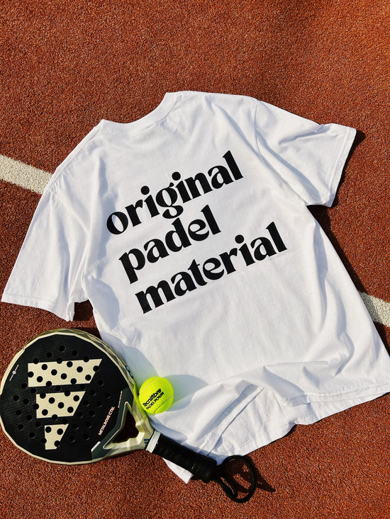 Club de Padel 'Original Padel Material' Tee - White
