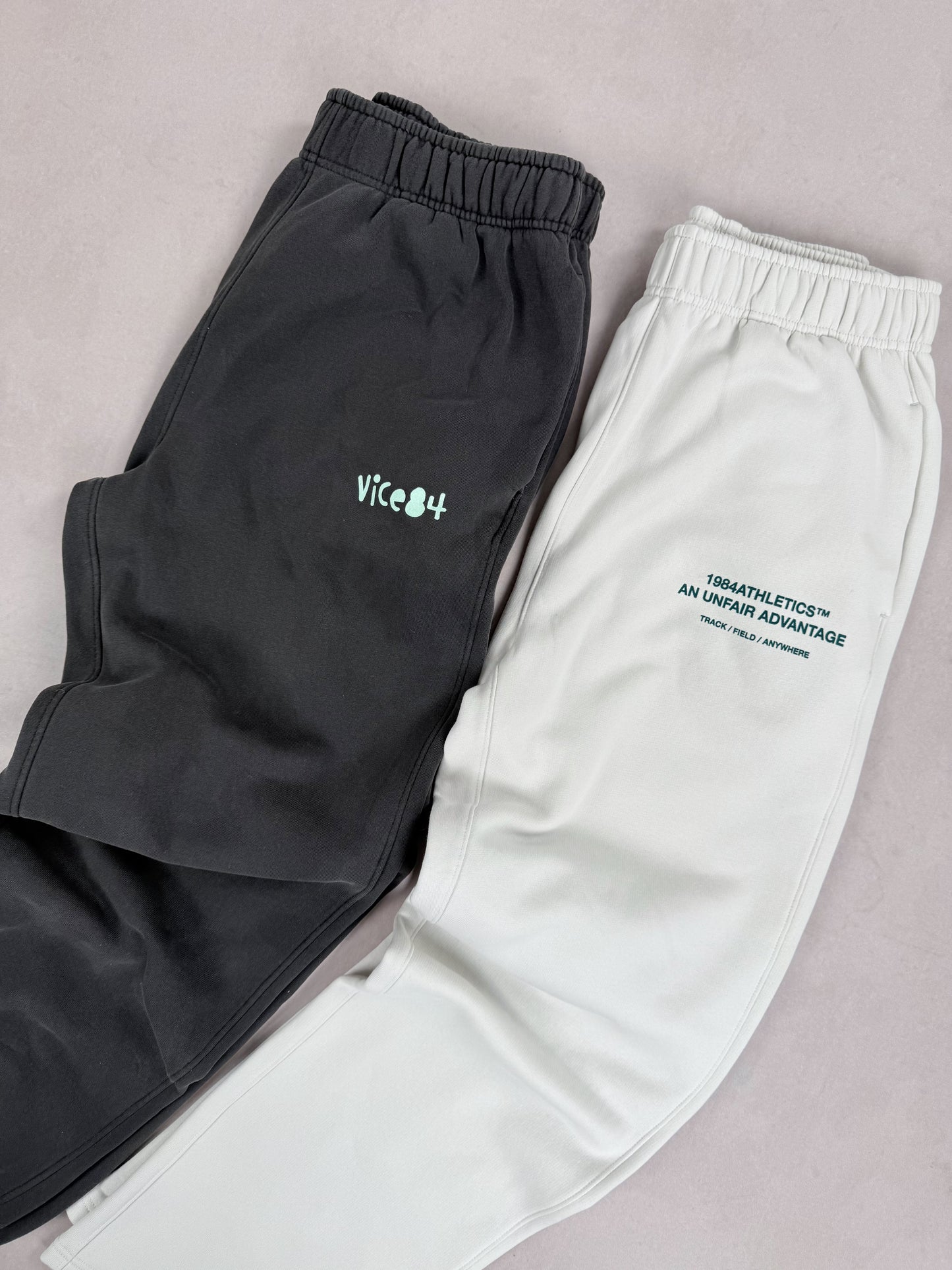 Vice 84 'Original Sporting Goods' Joggers - Faded Black