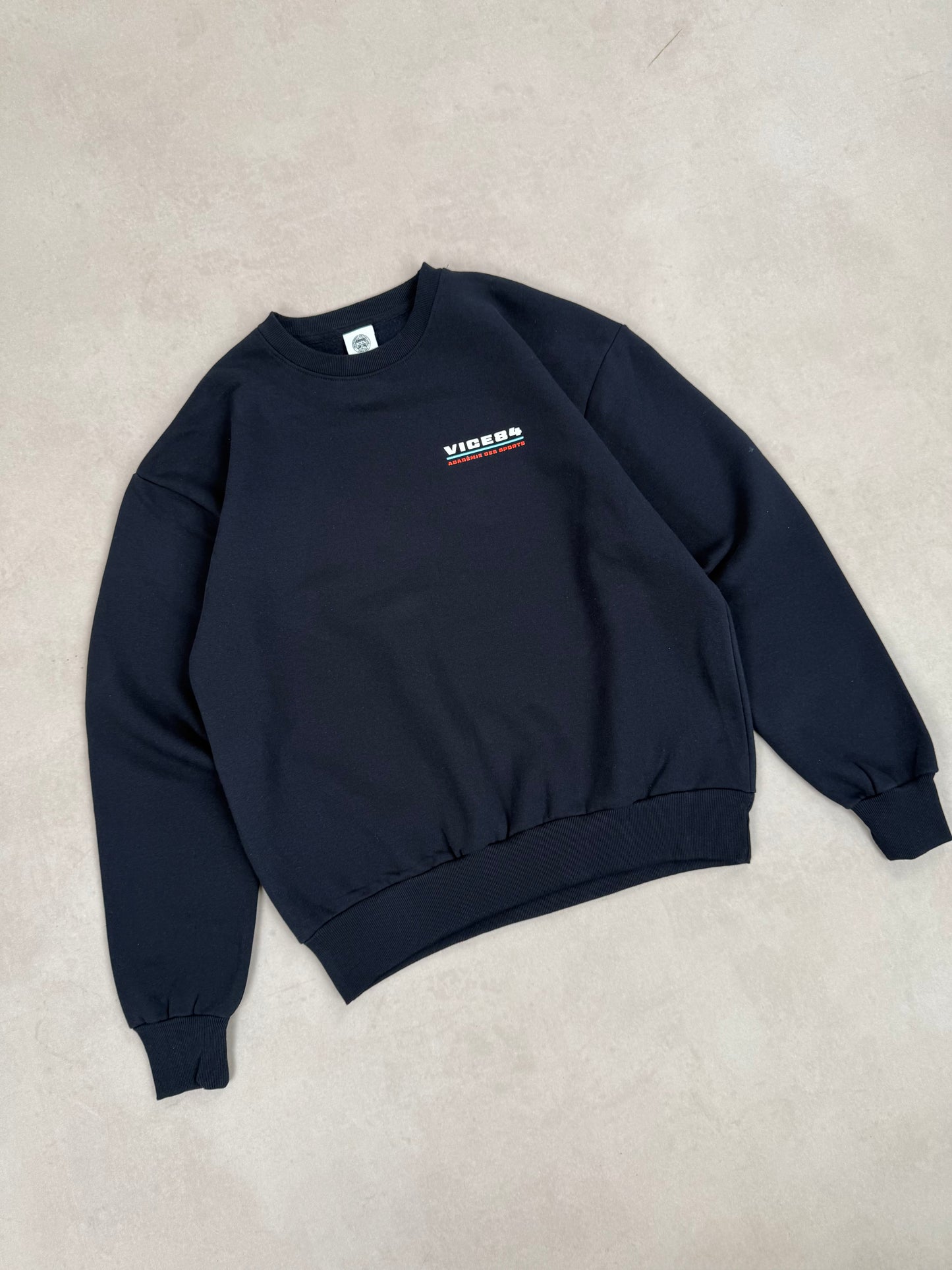 Vice 84 'Académie des Sports Logo' Heavyweight Sweater - Navy