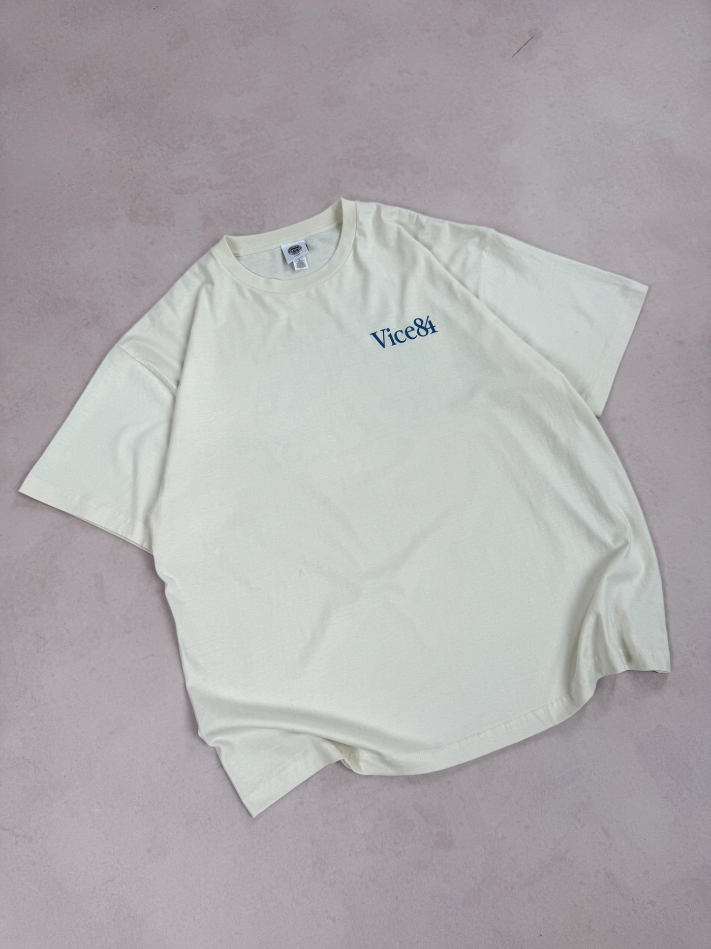 Vice 84 'No Place Like First' Tee - Ecru