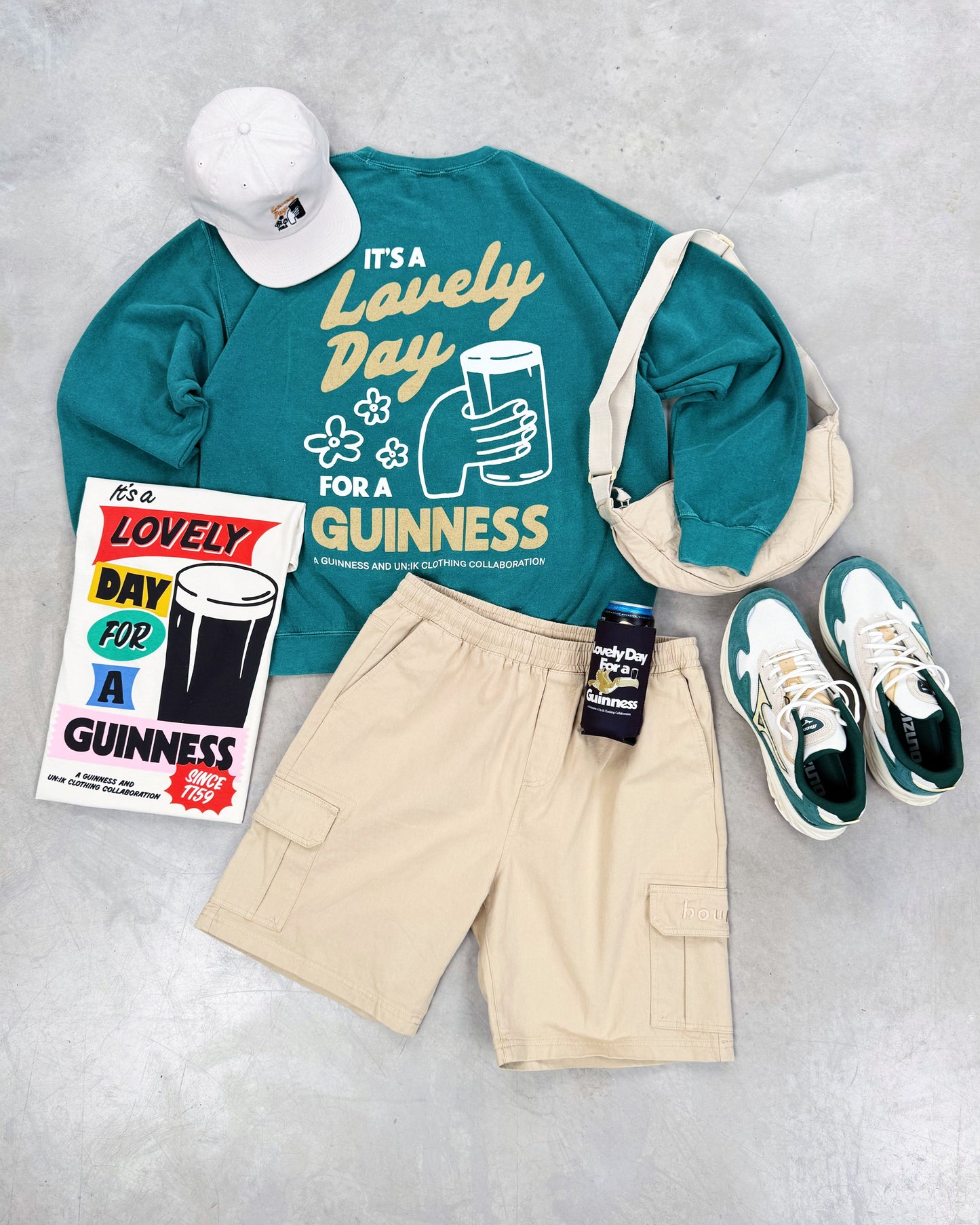 Guinness x UN:IK 'Retro' Tee - Ecru