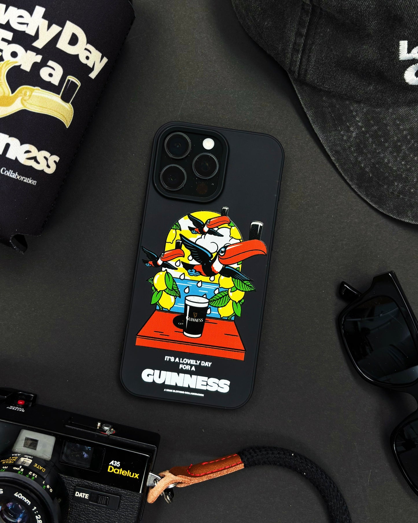 Guinness x UN:IK 'Lovely Drops' Phone Case - Black
