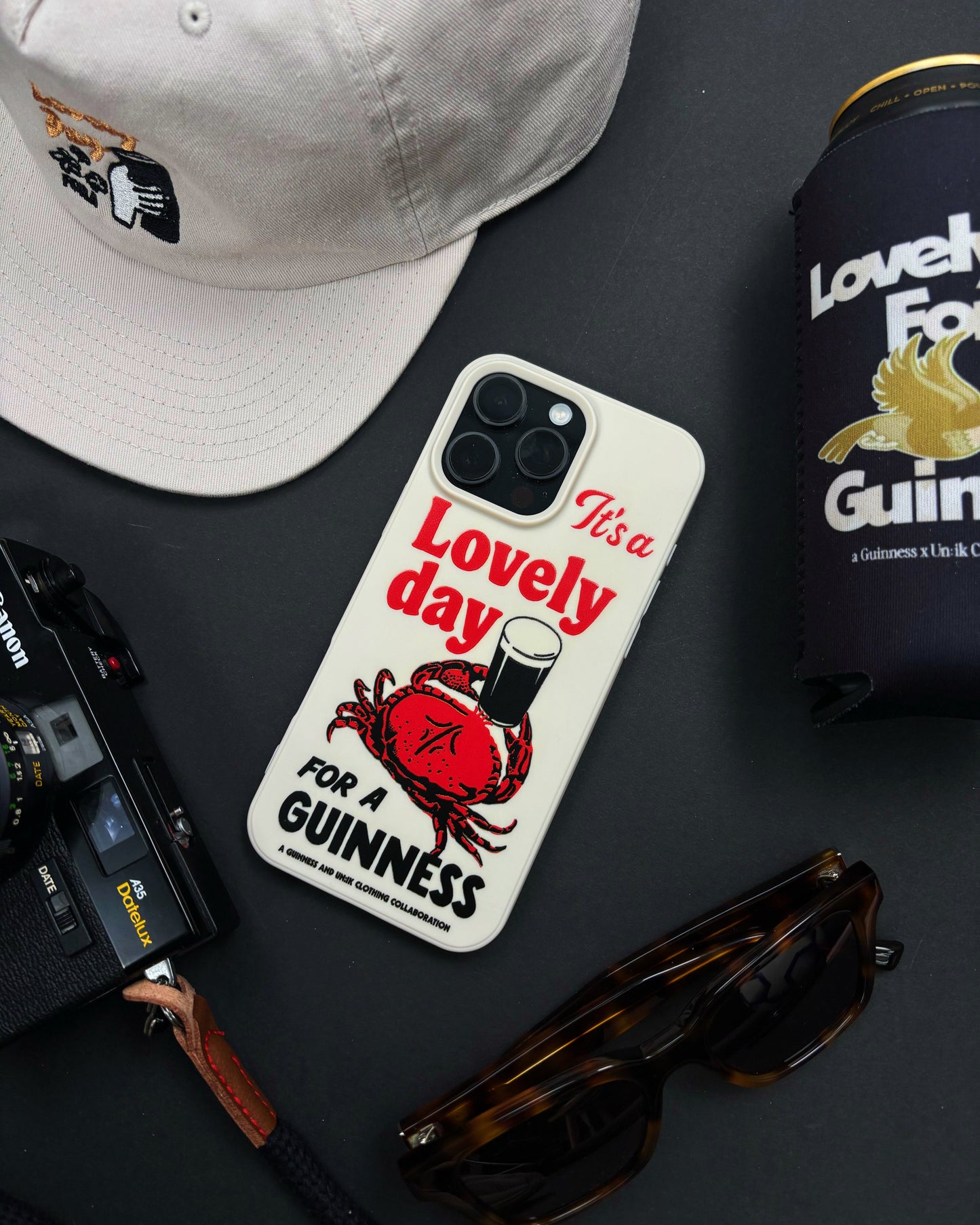 Guinness x UN:IK 'Crab' Phone Case - Sand