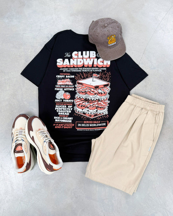 Sandwich Club x Sandwich King 'Club Sandwich' Tee - Black