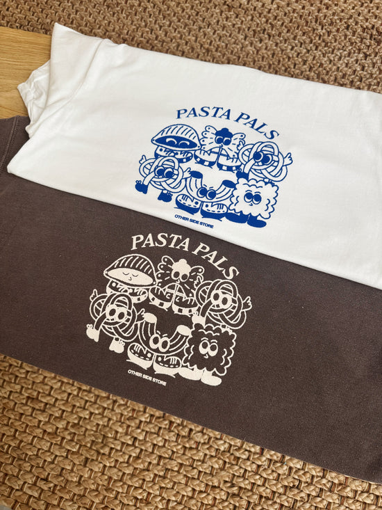 Other Side Store 'Pasta Pals' Sweater - Vintage Washed Chocolate