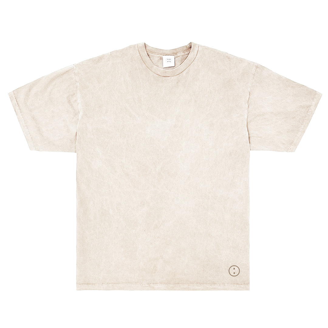 Essentials Vintage Washed Tee - Ivory