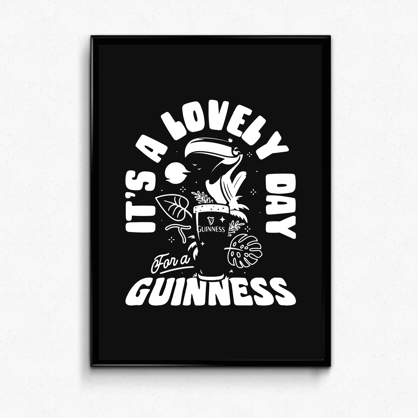 Guinness x UN:IK 'Jungle' Print - Black