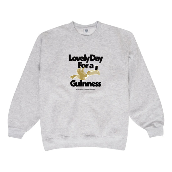 Guinness x UN:IK 'Lovely Day' Sweater - Ash Grey