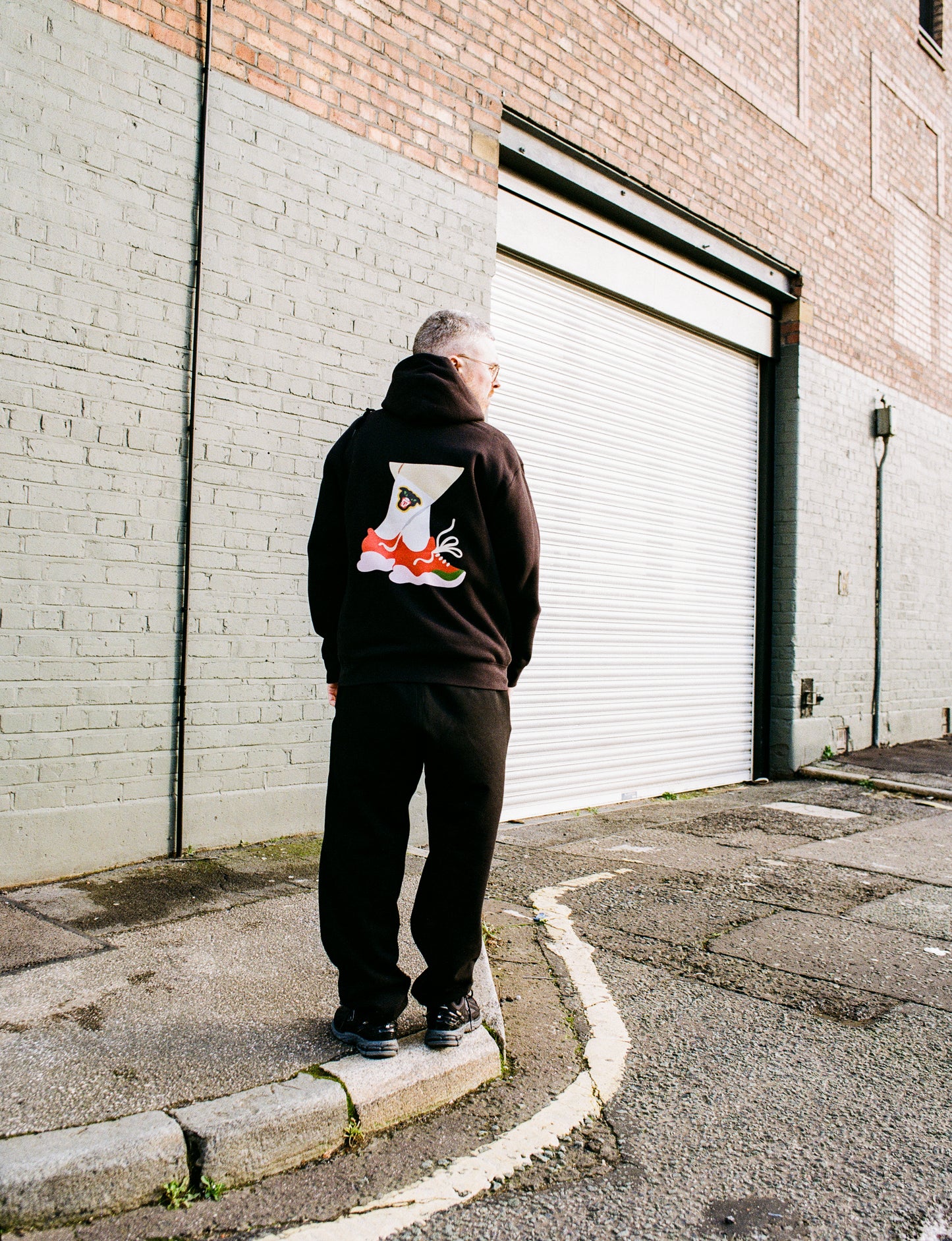 Melé X Club Bad 'Crossed Legs' Hoodie - Black