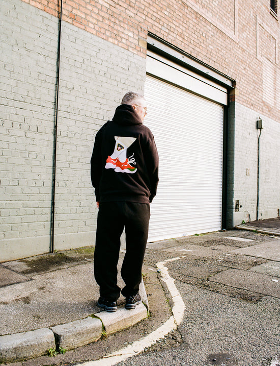 Melé X Club Bad 'Crossed Legs' Hoodie - Black