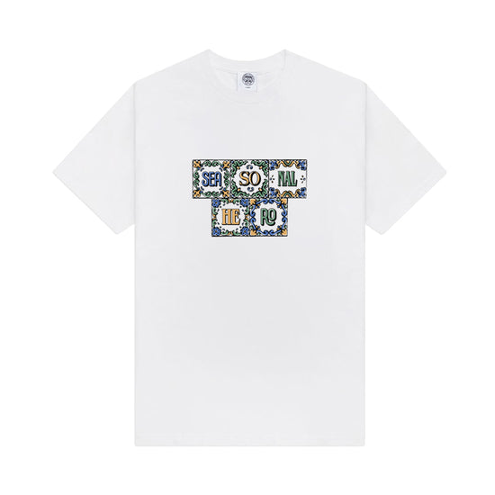 Seasonal Hero 'Mosaic' Tee - White