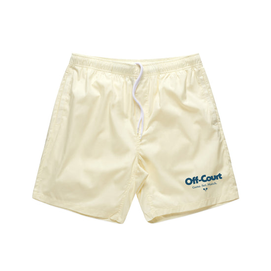 Vice 84 'Off-Court GSM' Beach Shorts - Lemon