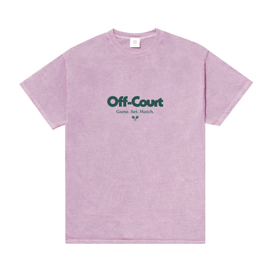 Vice 84 'Off-Court GSM' Vintage Washed Tee - Pink