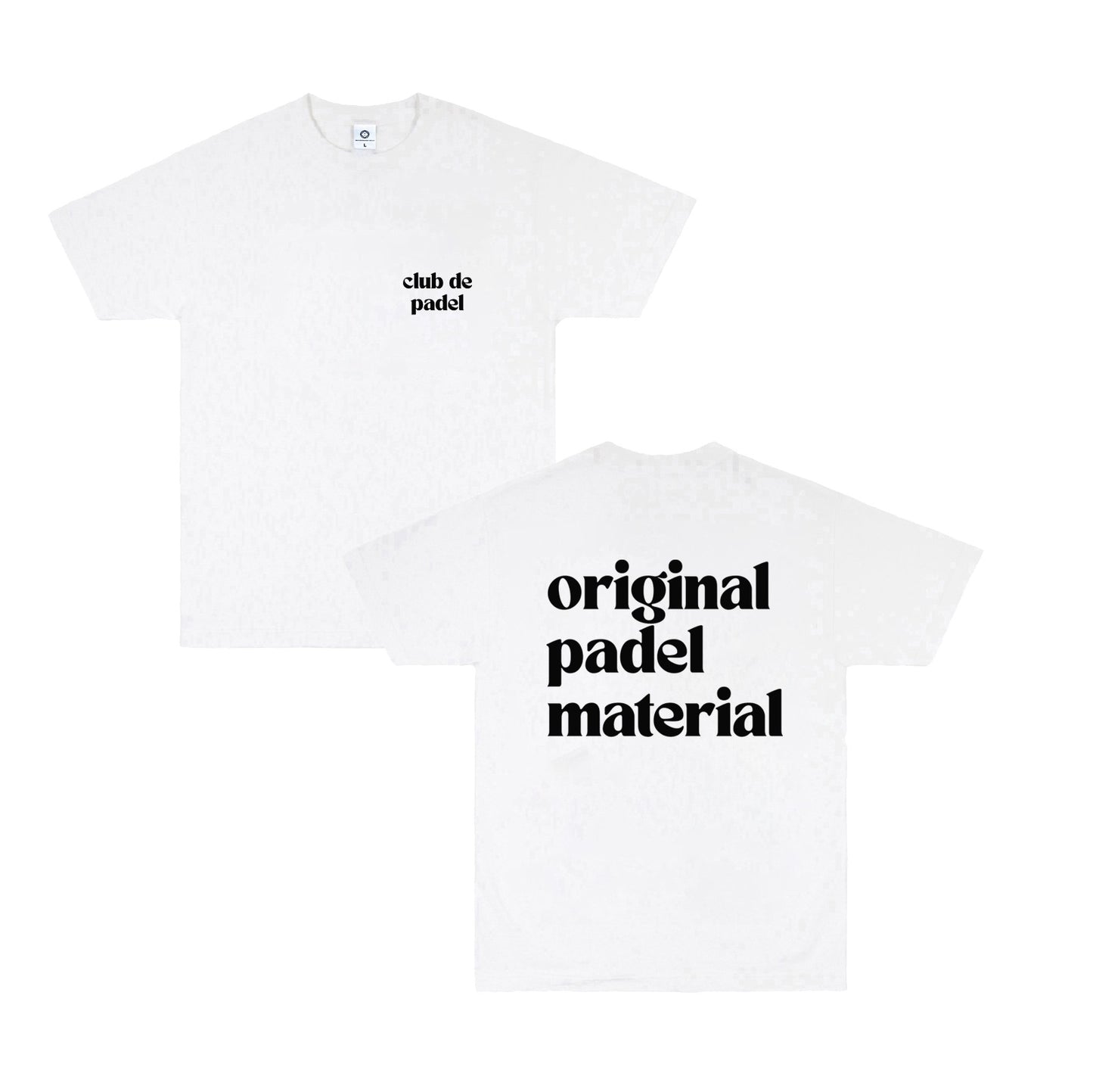 Club de Padel 'Original Padel Material' Tee - White