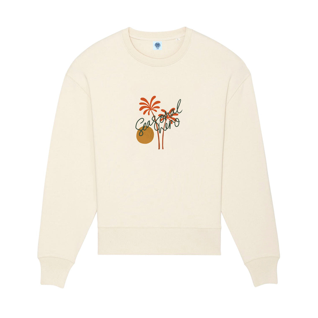 Seasonal Hero 'Palms' Sweater - Organic Natural