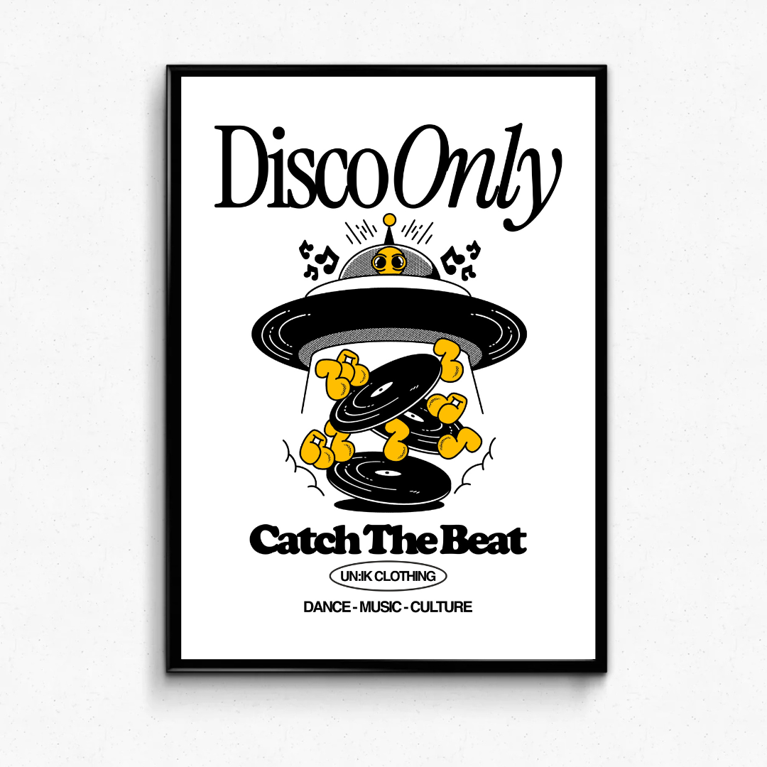 DISCO ONLY 'Catch The Beat' Print