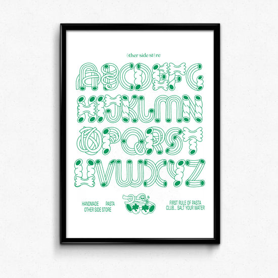 Other Side Store 'Pasta Club' Print