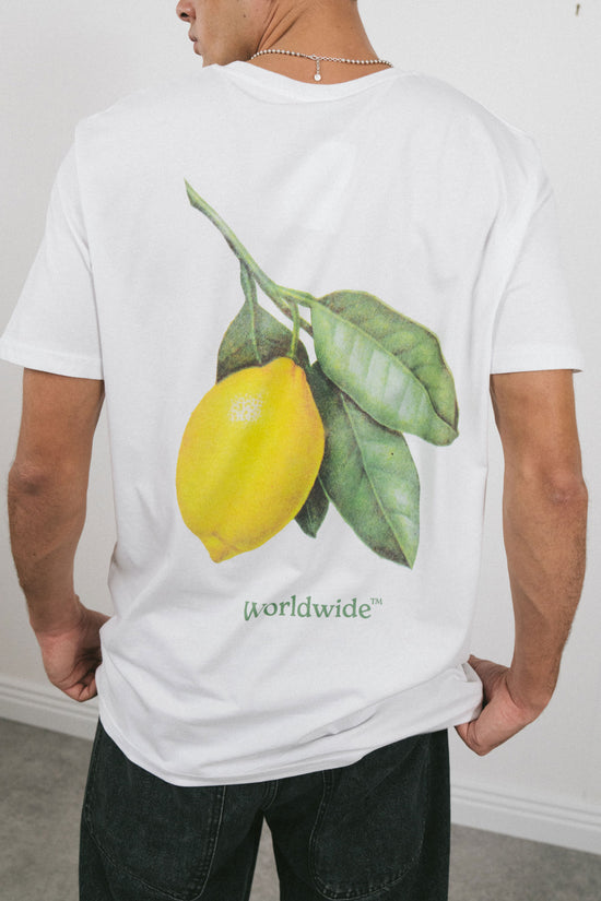 Vice 84 'Lemon' Tee - White