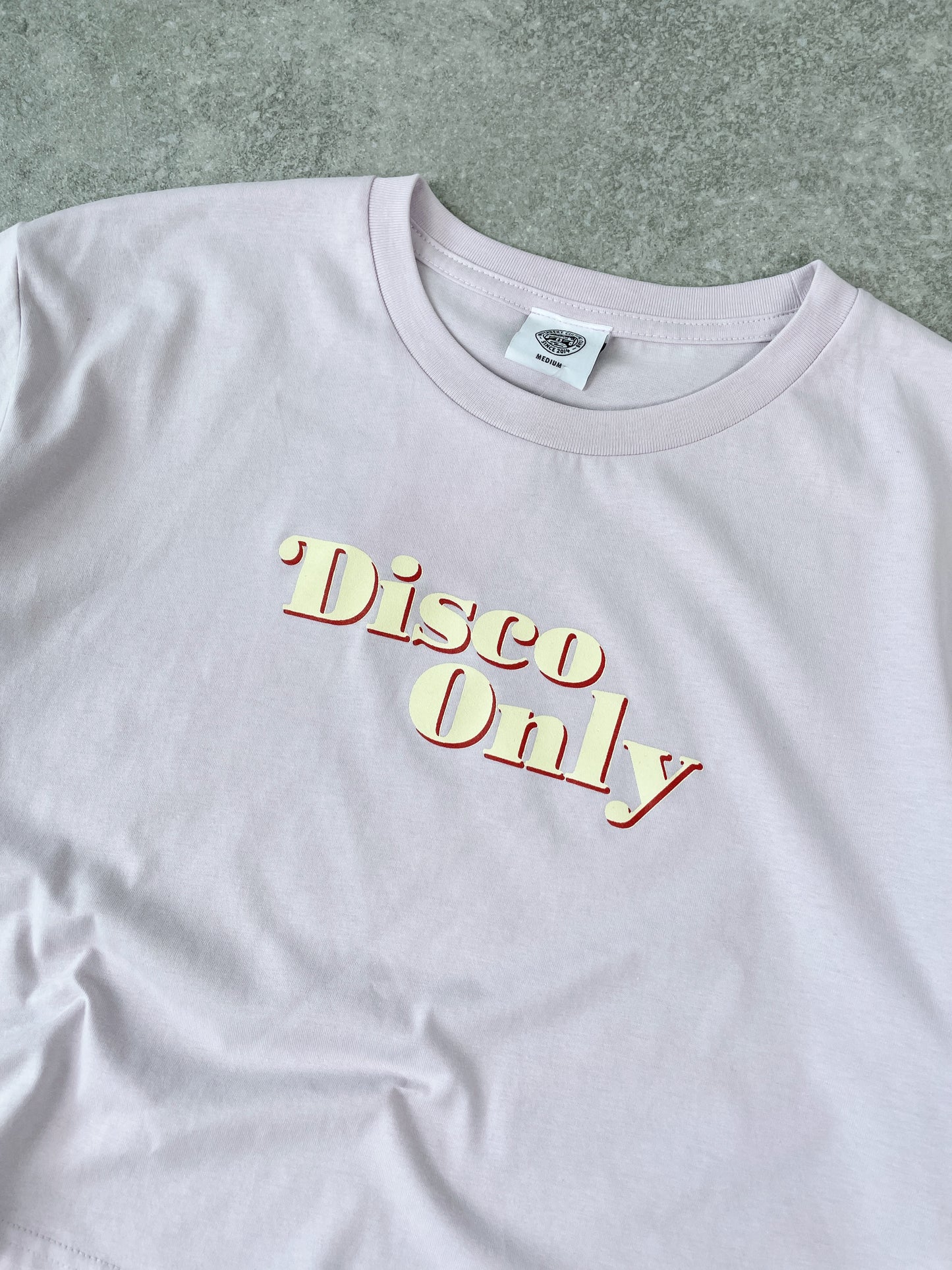 DISCO ONLY WMNS '70s' Cropped Tee - Orchid