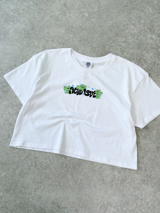 Acid Love WMNS 'Fantasy' Cropped Tee - White