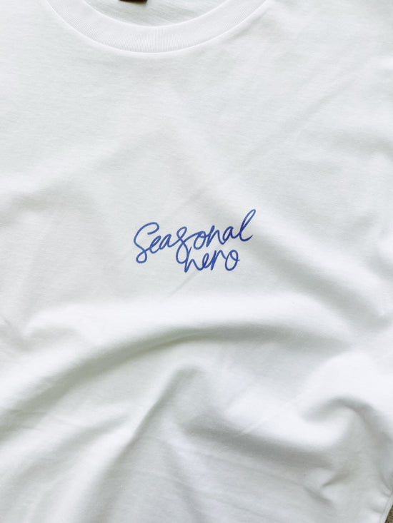 Seasonal Hero 'Summer Abstract' Tee - White