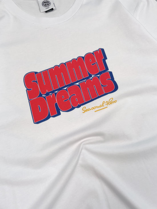 Seasonal Hero 'Summer Dreams' Tee - White