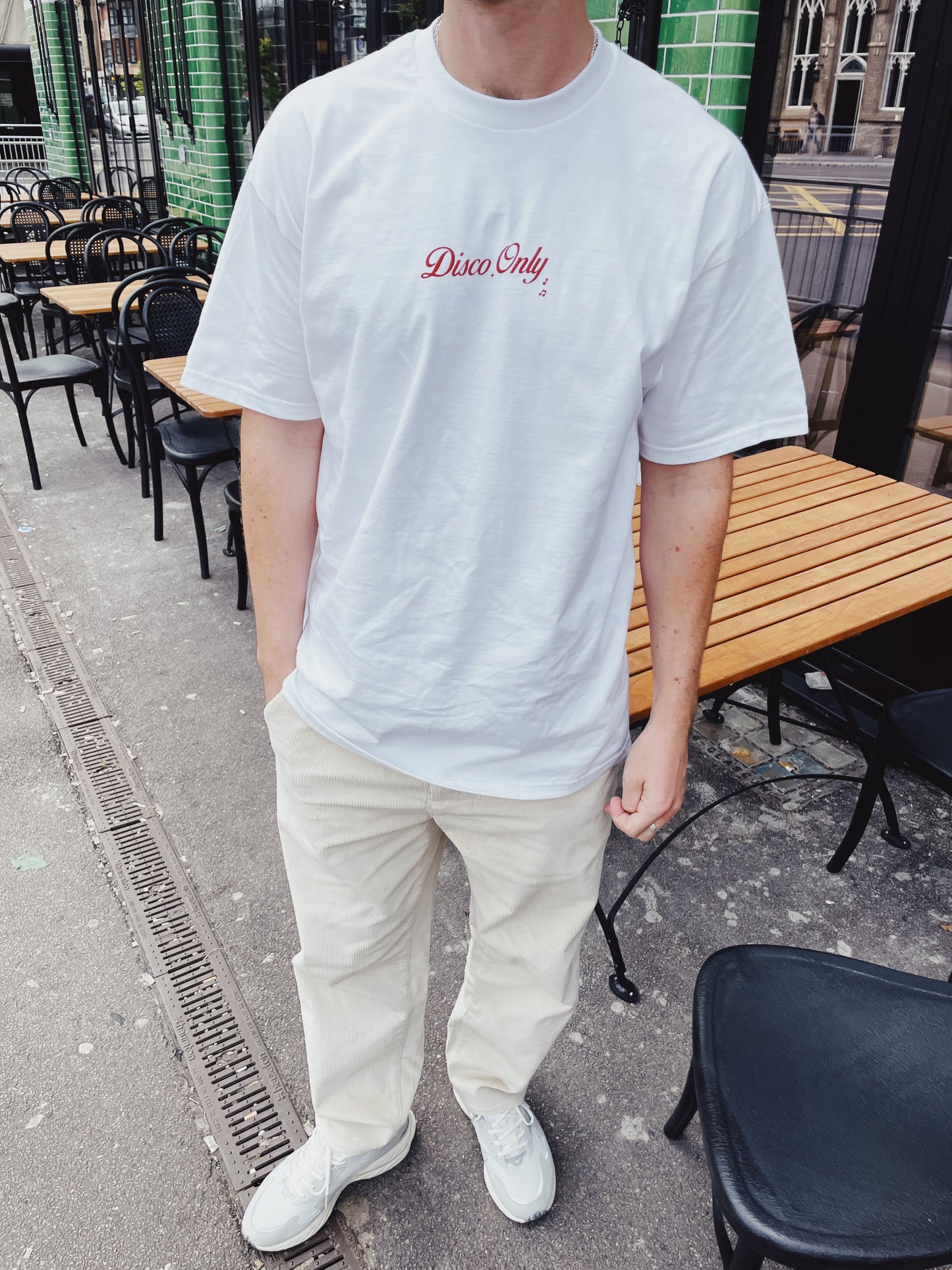 DISCO ONLY 'Italo Disco' Tee - White