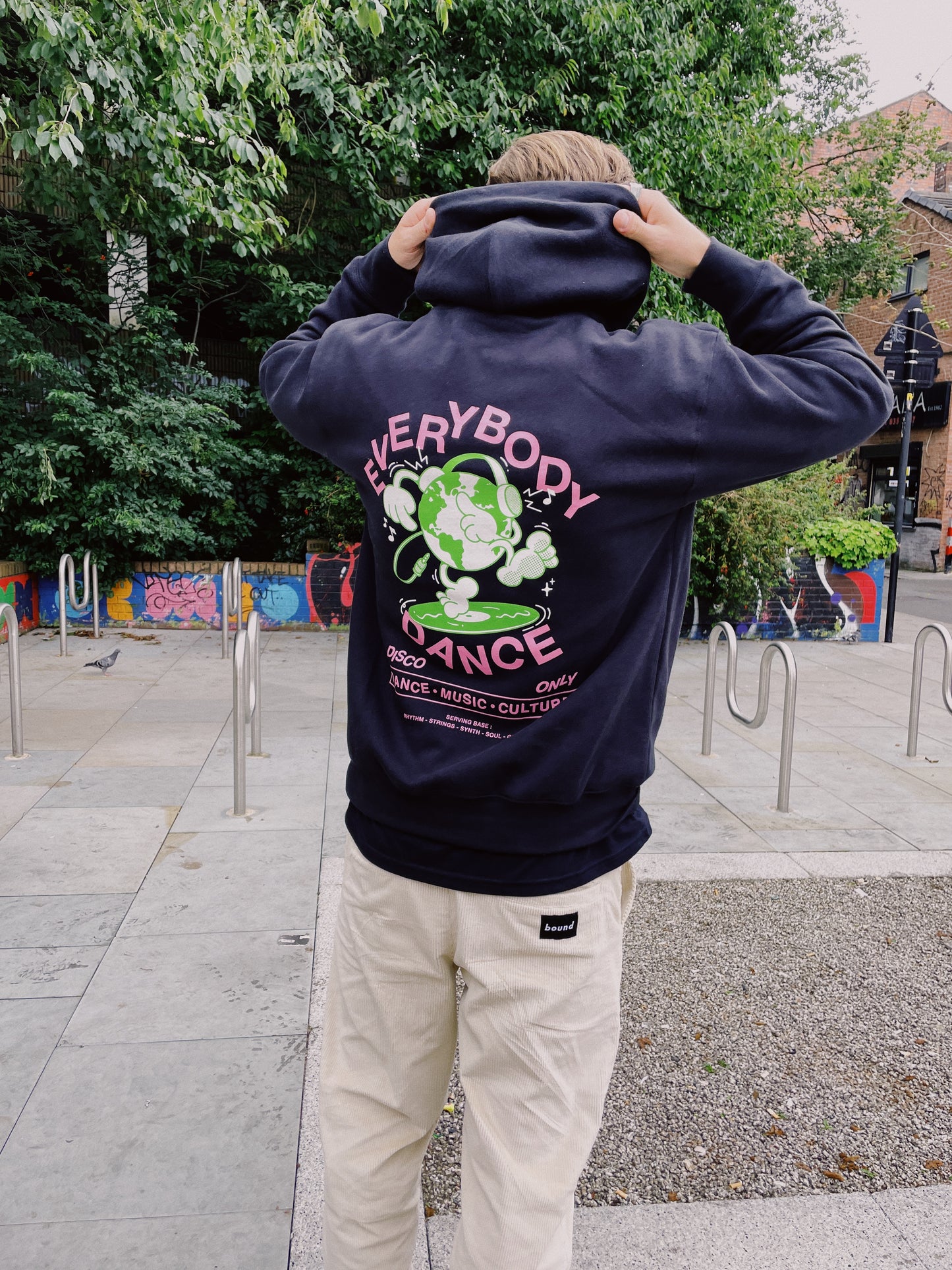 DISCO ONLY 'Everybody Dance' Hoodie - Black