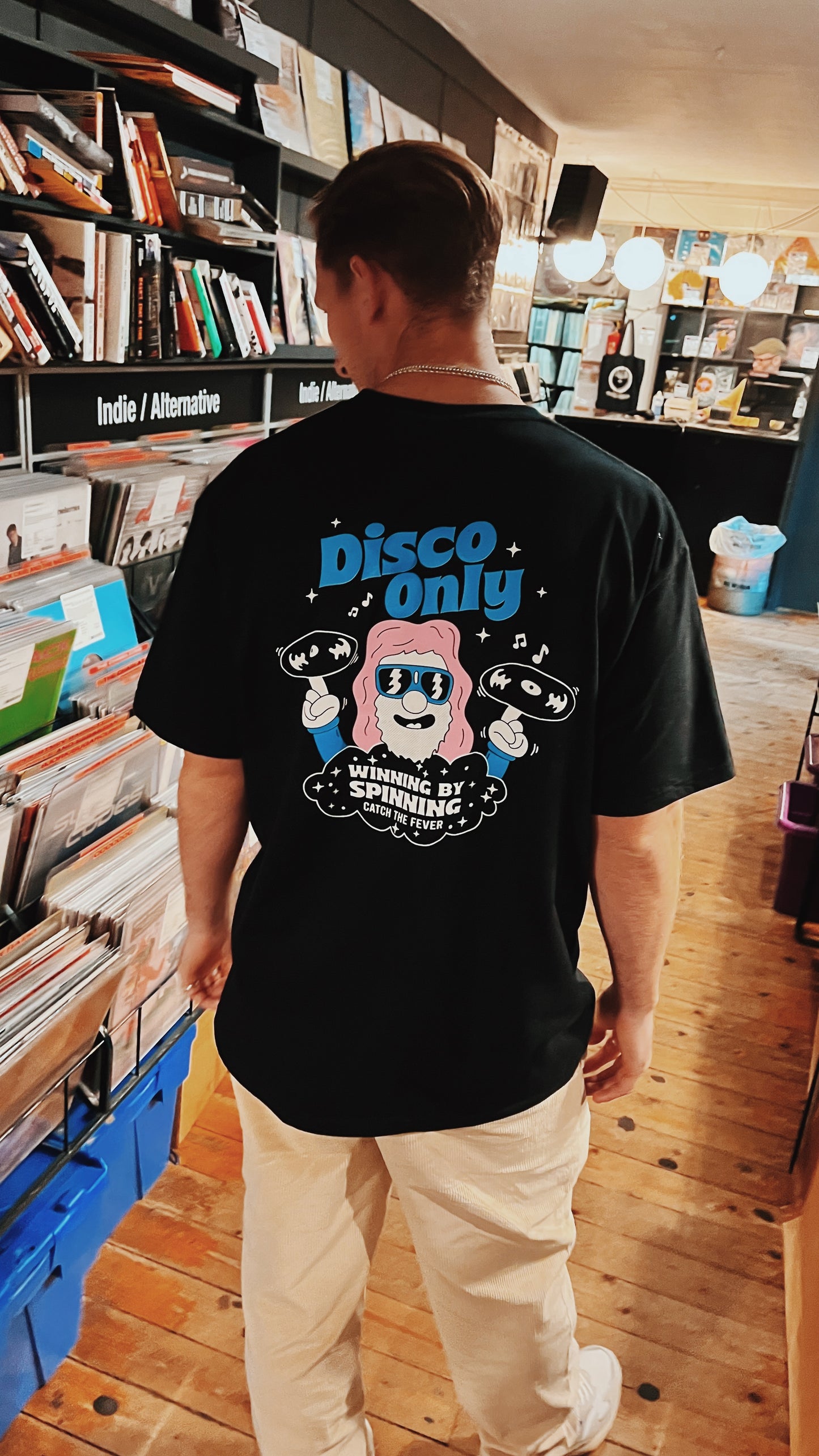 DISCO ONLY NYC Disco Tee Black UN IK Clothing