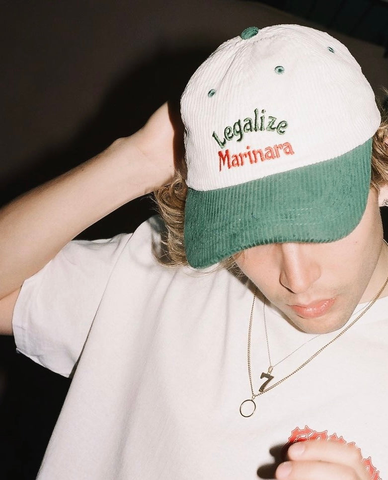 Gordos Pizzeria 'Legalize Marinara' Corduroy Cap